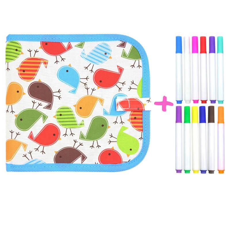 Livre de dessin pour enfant + 12 feutres ColorBook
