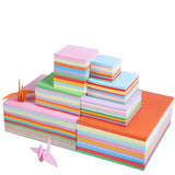 Lot 100 Papiers Origami carré Double face couleur unie