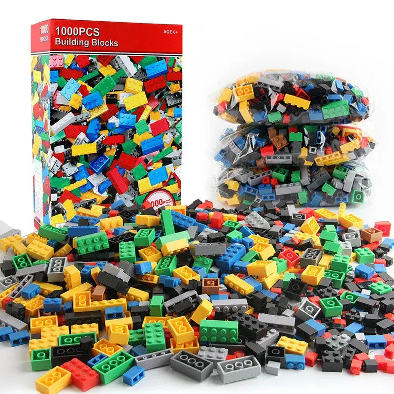 Lot 1000 Pieces briques de construction en vrac