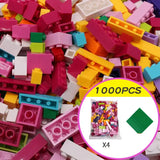 Lot 1000 Pieces briques de construction en vrac