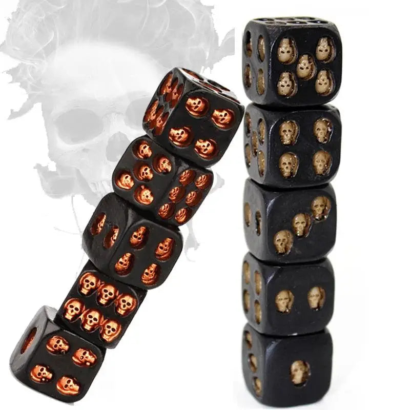 Lot 5 dés Cranes Halloween