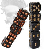 Lot 5 dés Cranes Halloween