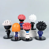 Lot de 6 figurines Jujutsu Kaisen Style Kawai