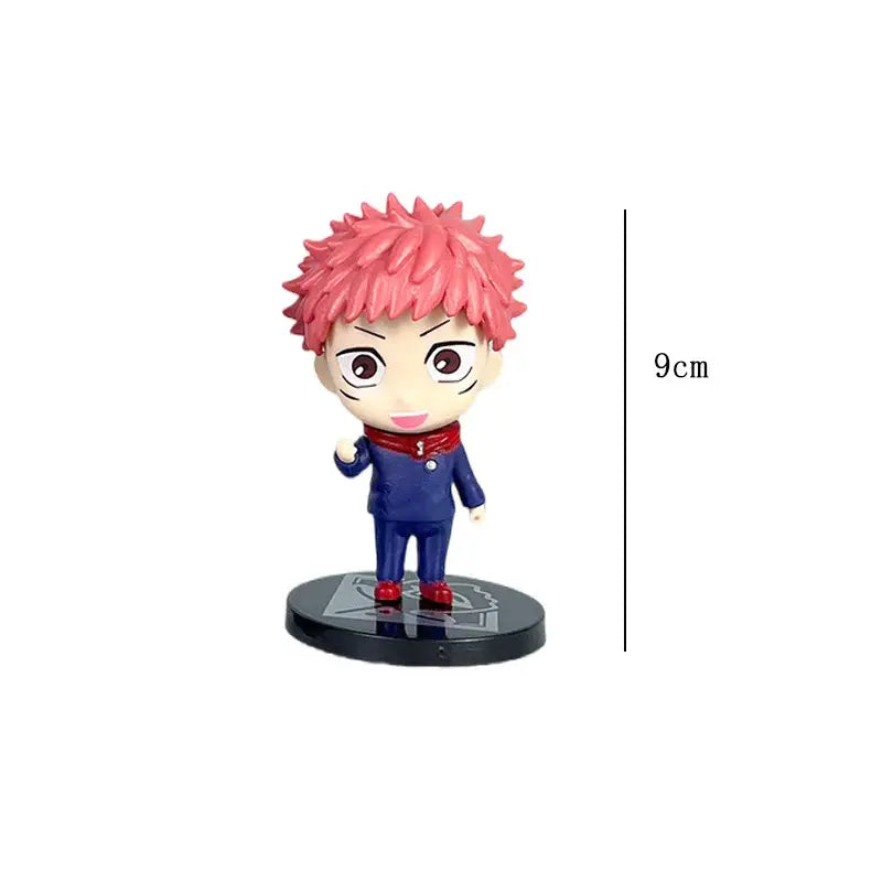 Lot de 6 figurines Jujutsu Kaisen Style Kawai