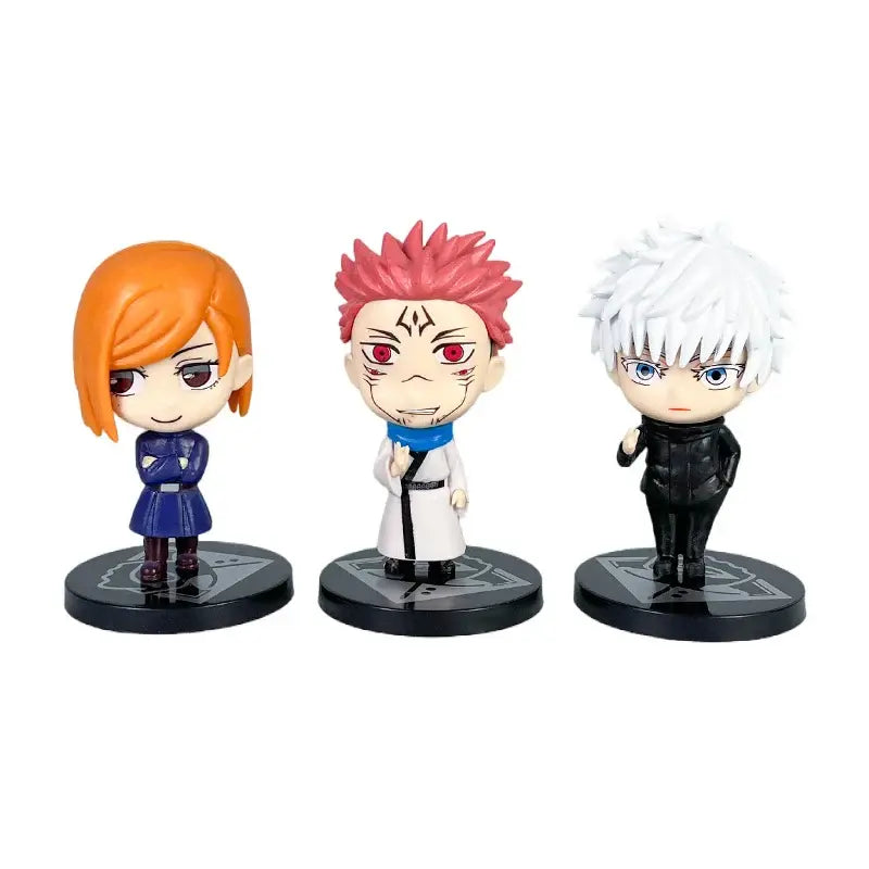 Lot de 6 figurines Jujutsu Kaisen Style Kawai