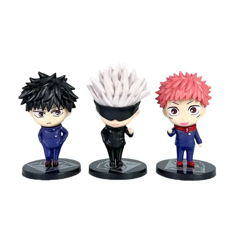 Lot de 6 figurines Jujutsu Kaisen Style Kawai