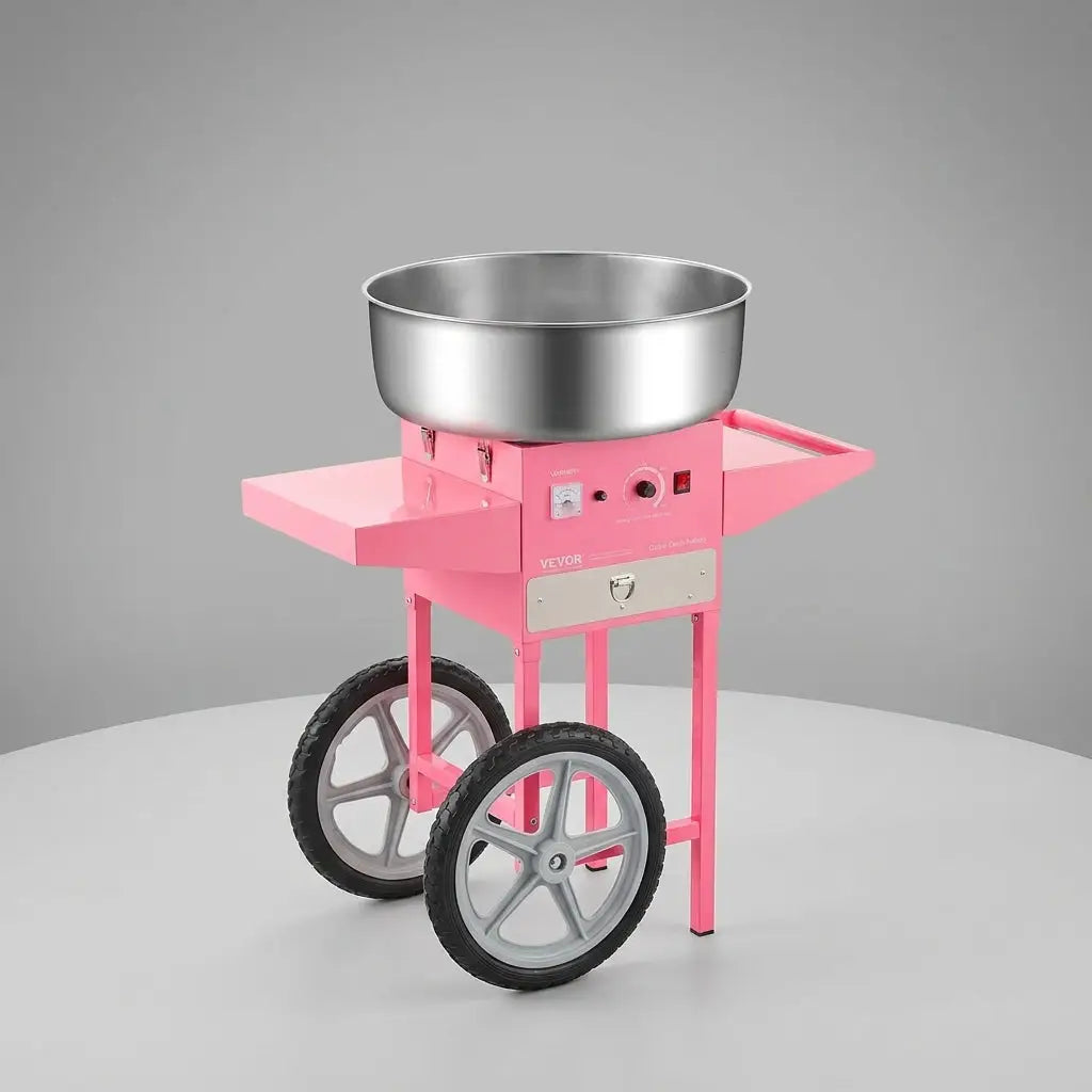 Machine à barbe à papa électrique avec chariot