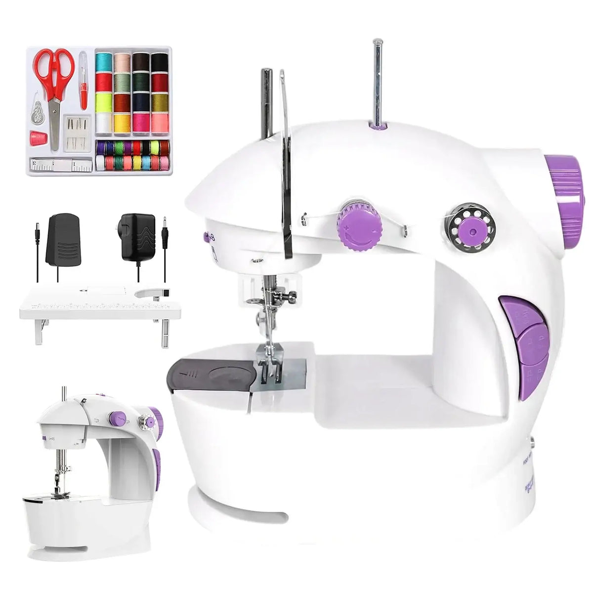 Mini machine à coudre avec pédale pour Enfant