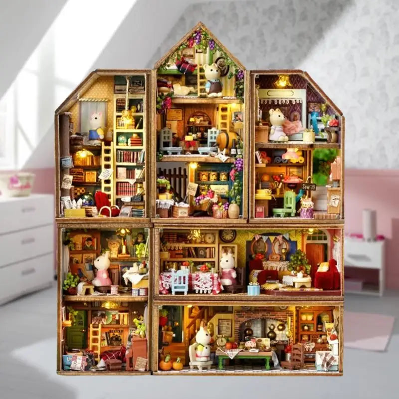 Maison de Poupée en Bois