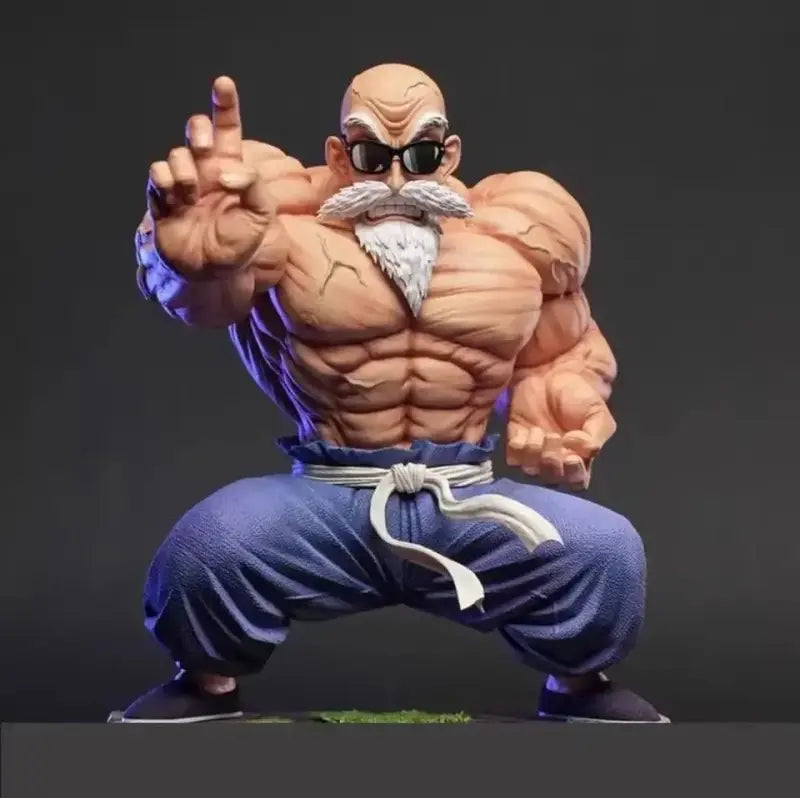 Figurine Maître Roshi Tortue Géniale 100% Muscle Figurine Dragon Ball