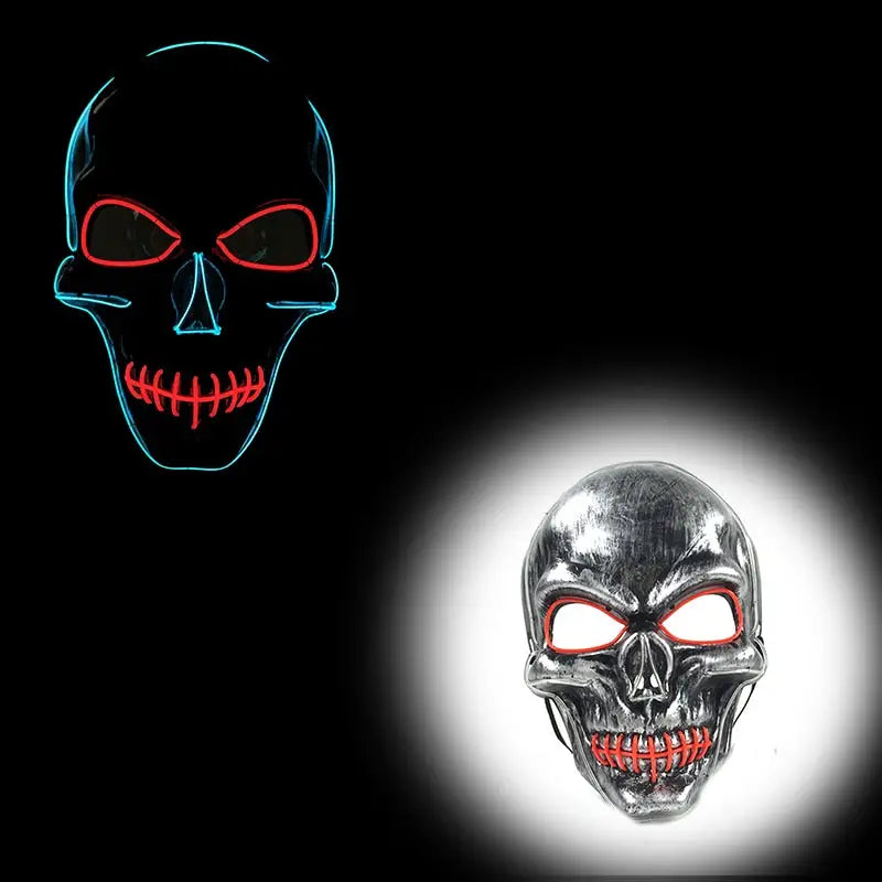 Masque Halloween LED Néon