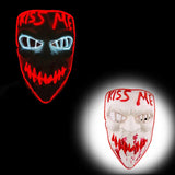 Masque Halloween LED Néon