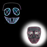 Masque Halloween LED Néon