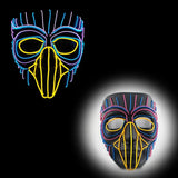 Masque Halloween LED Néon