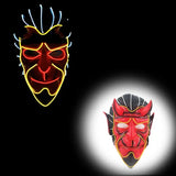 Masque Halloween LED Néon