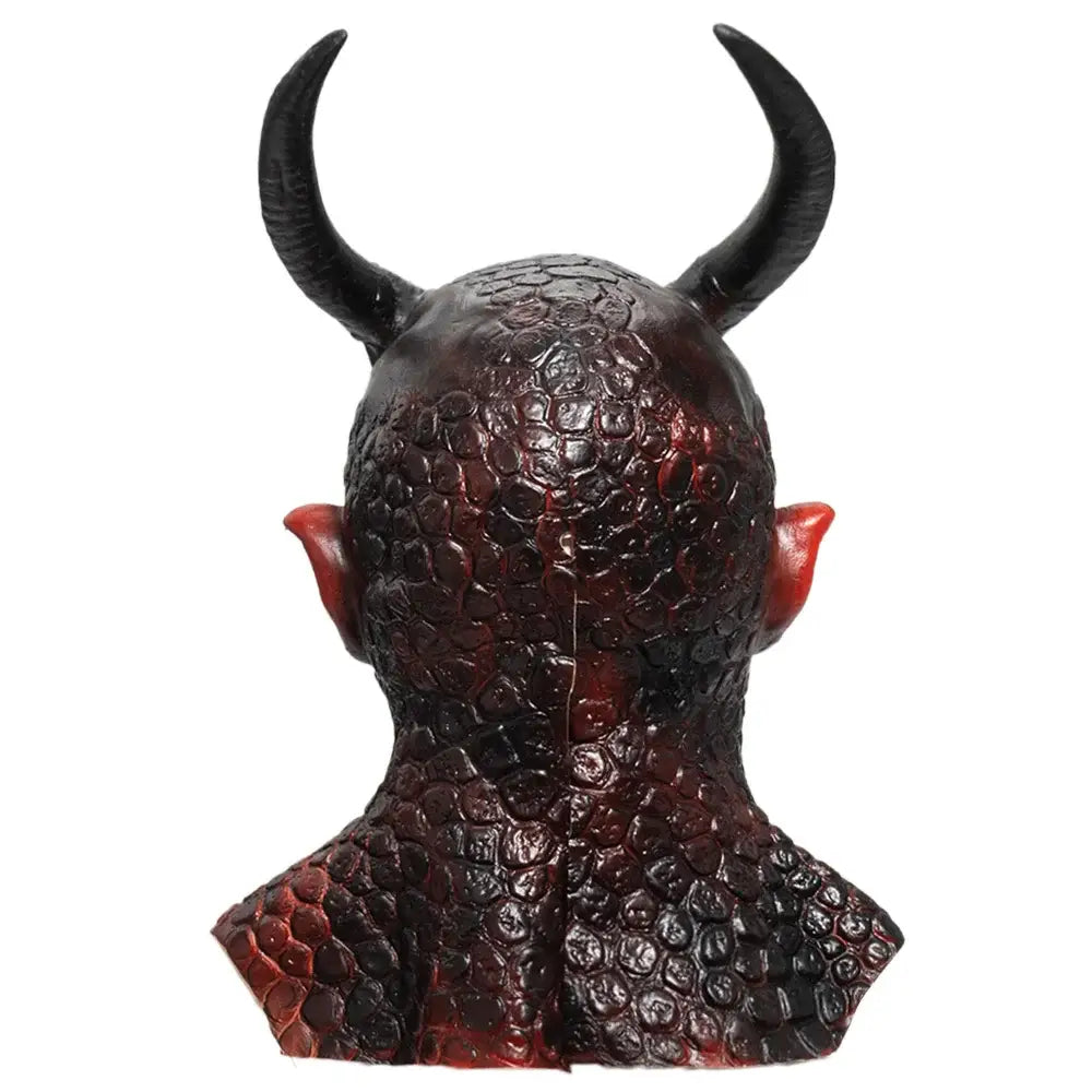 Masque Horreur Diable Rouge Halloween