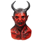Masque Horreur Diable Rouge Halloween