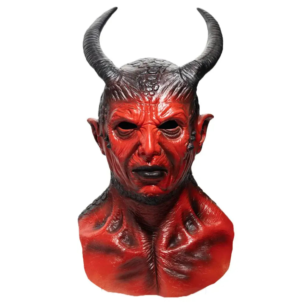Masque Horreur Diable Rouge Halloween