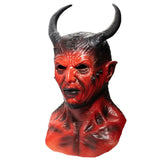 Masque Horreur Diable Rouge Halloween