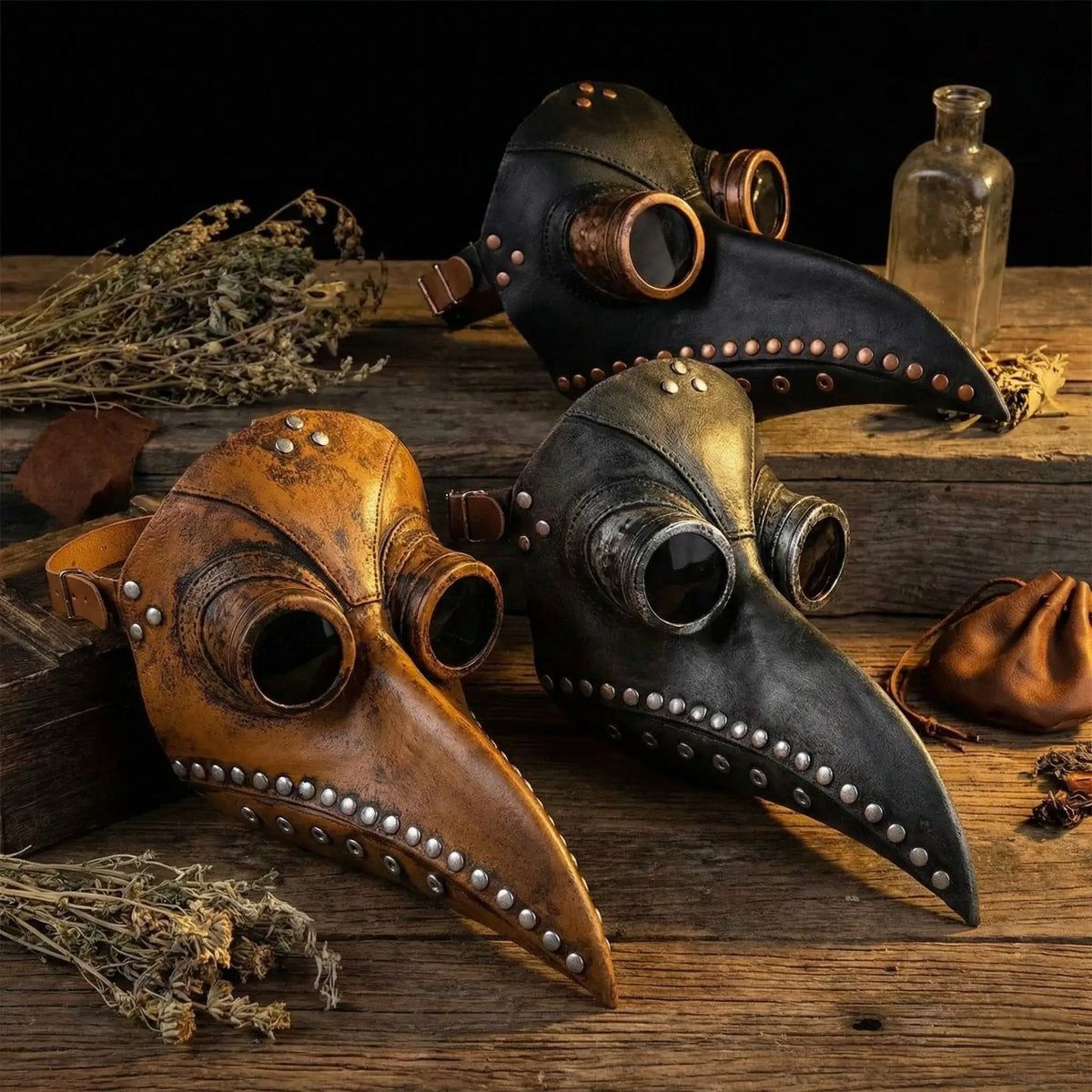 Masque Latex Halloween Steampunk Doctor Bird