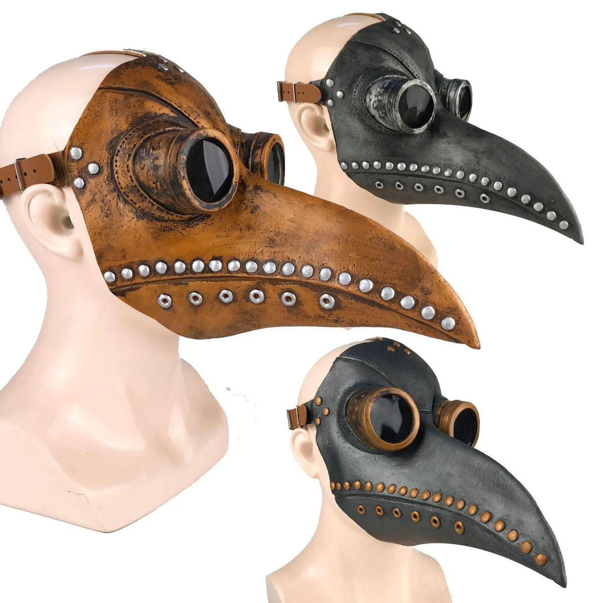 Masque Latex Halloween Steampunk Doctor Bird