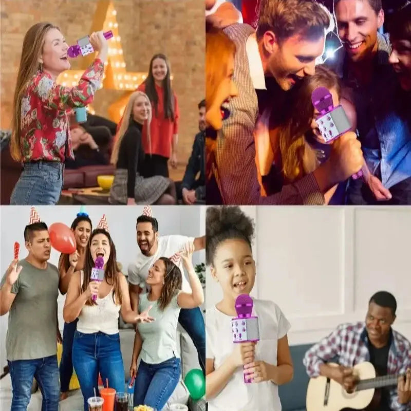 Microphone Karaoké portable pour enfants