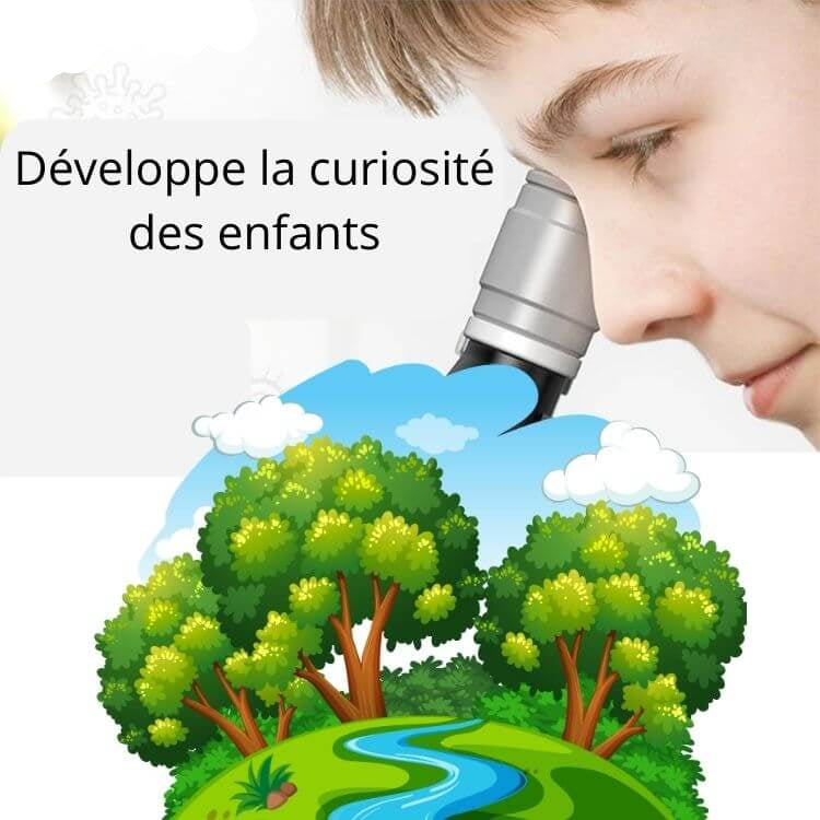 Microscope Enfant 1200x avec Kit Scientifique | ExploreLab