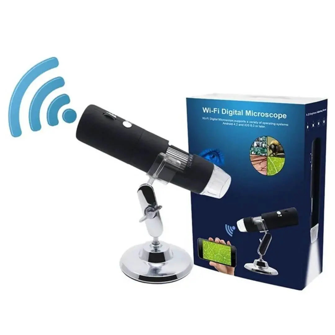 Microscope Numérique Enfant WiFi avec Support 360° – Dès 6 Ans