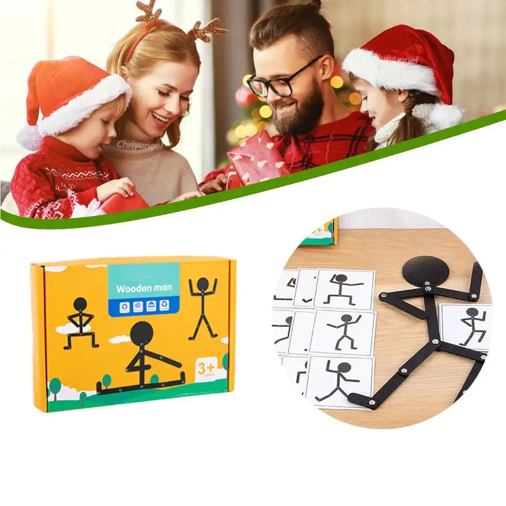 Montessori jeux Bonhomme Articulé