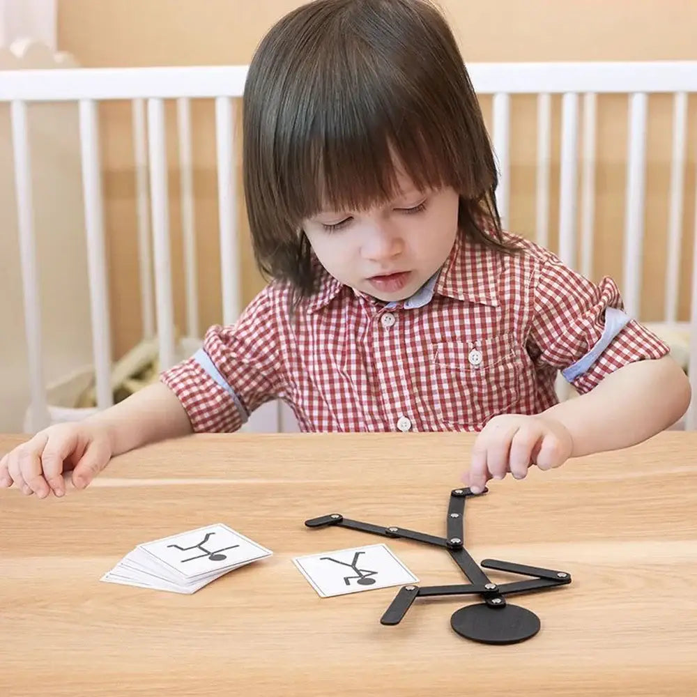 Montessori jeux Bonhomme Articulé