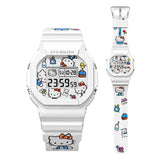 Montre Digitale Blanche Hello Kitty Waterproof