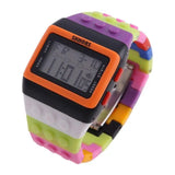 Montre Digitale LED briques de construction