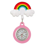 Montres de poche en caoutchouc souple pour infirmières
