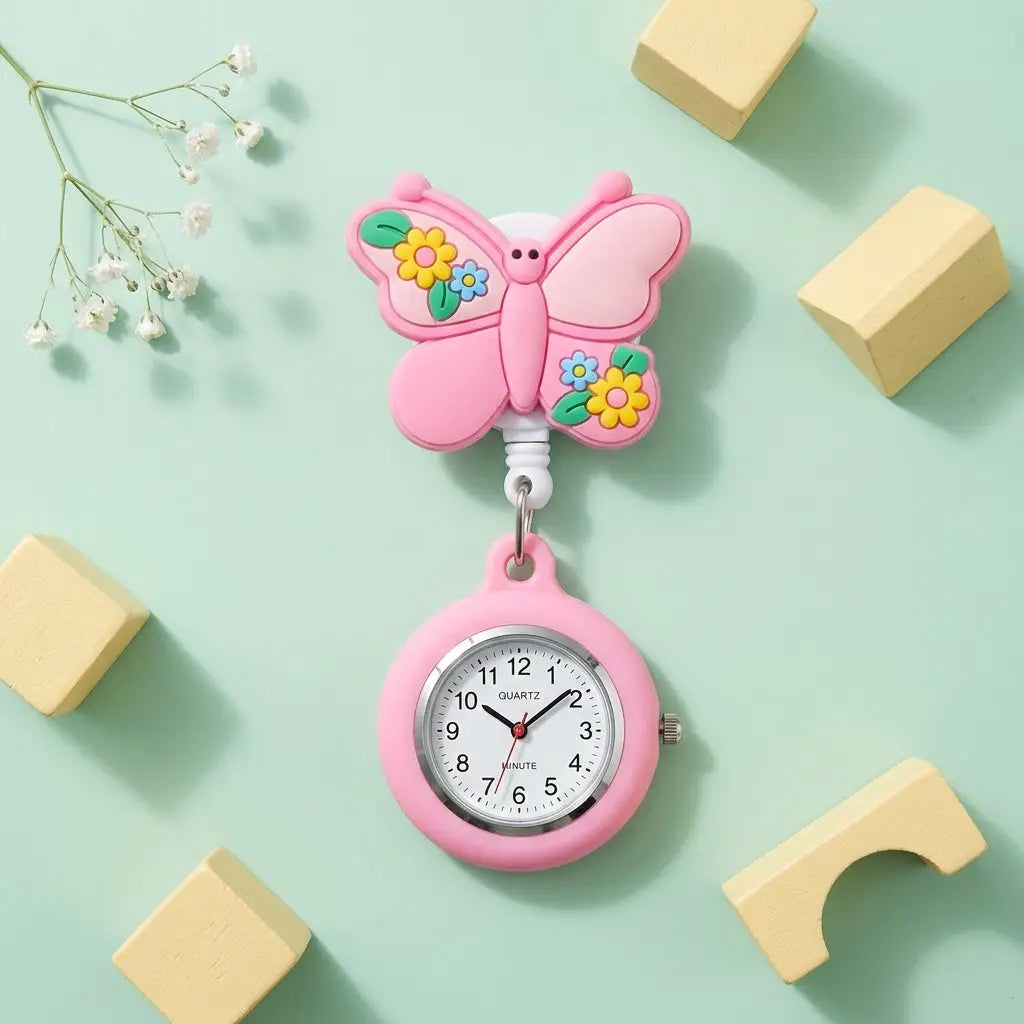 Montres de poche en caoutchouc souple pour infirmières