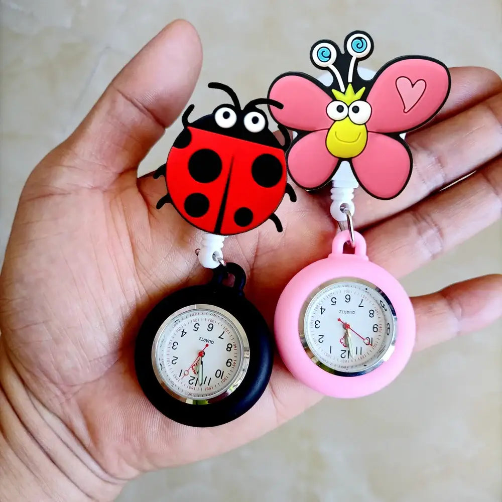 Montres de poche en caoutchouc souple pour infirmières