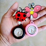 Montres de poche en caoutchouc souple pour infirmières