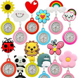 Montres de poche en caoutchouc souple pour infirmières