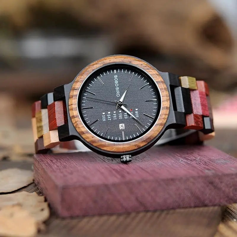 Montres Quartz en bois pour couple