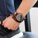 Montres Quartz en bois pour couple