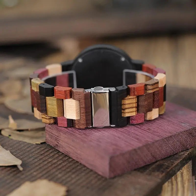 Montres Quartz en bois pour couple