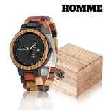Montres Quartz en bois pour couple
