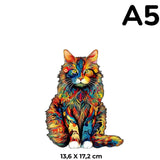 Puzzle en Bois Le Chat Mystique – Mysticat