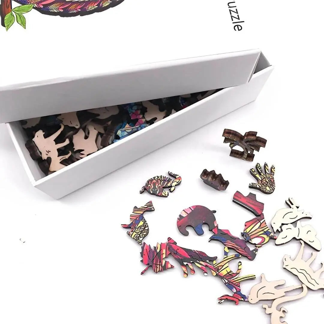 Puzzle en Bois Le Chat Mystique – Mysticat