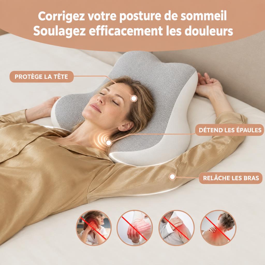 Oreiller ergonomique de repos