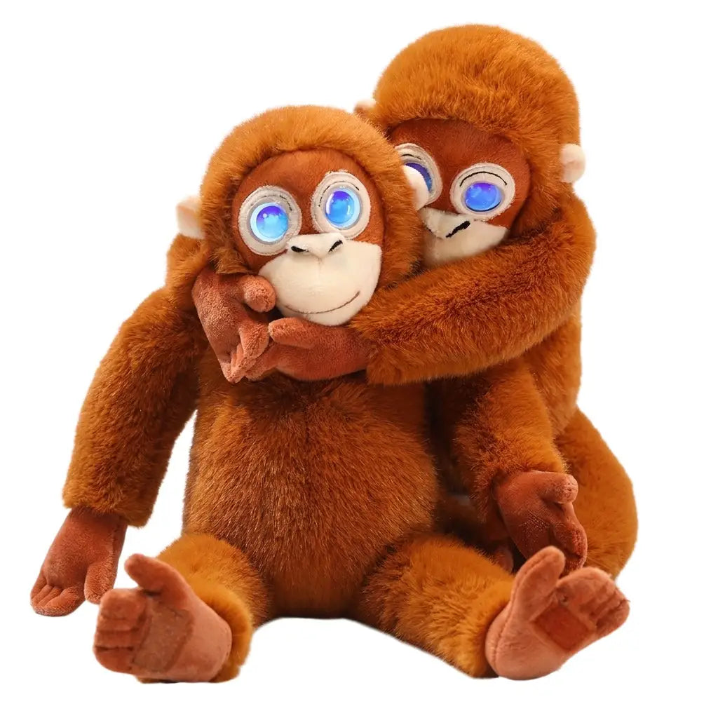 Peluche orang-outan interactive avec IA 40 cm