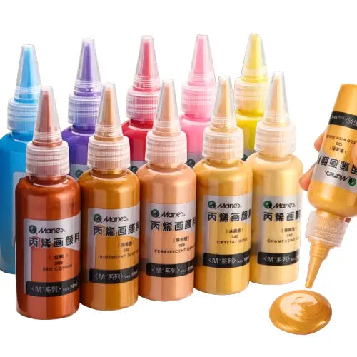 Peinture Acrylique Effet Métallique pour Figurine