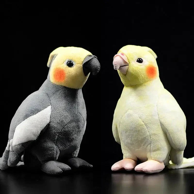 Peluche Animal Perruche Calopsitte 18cm-ClubdesJouets