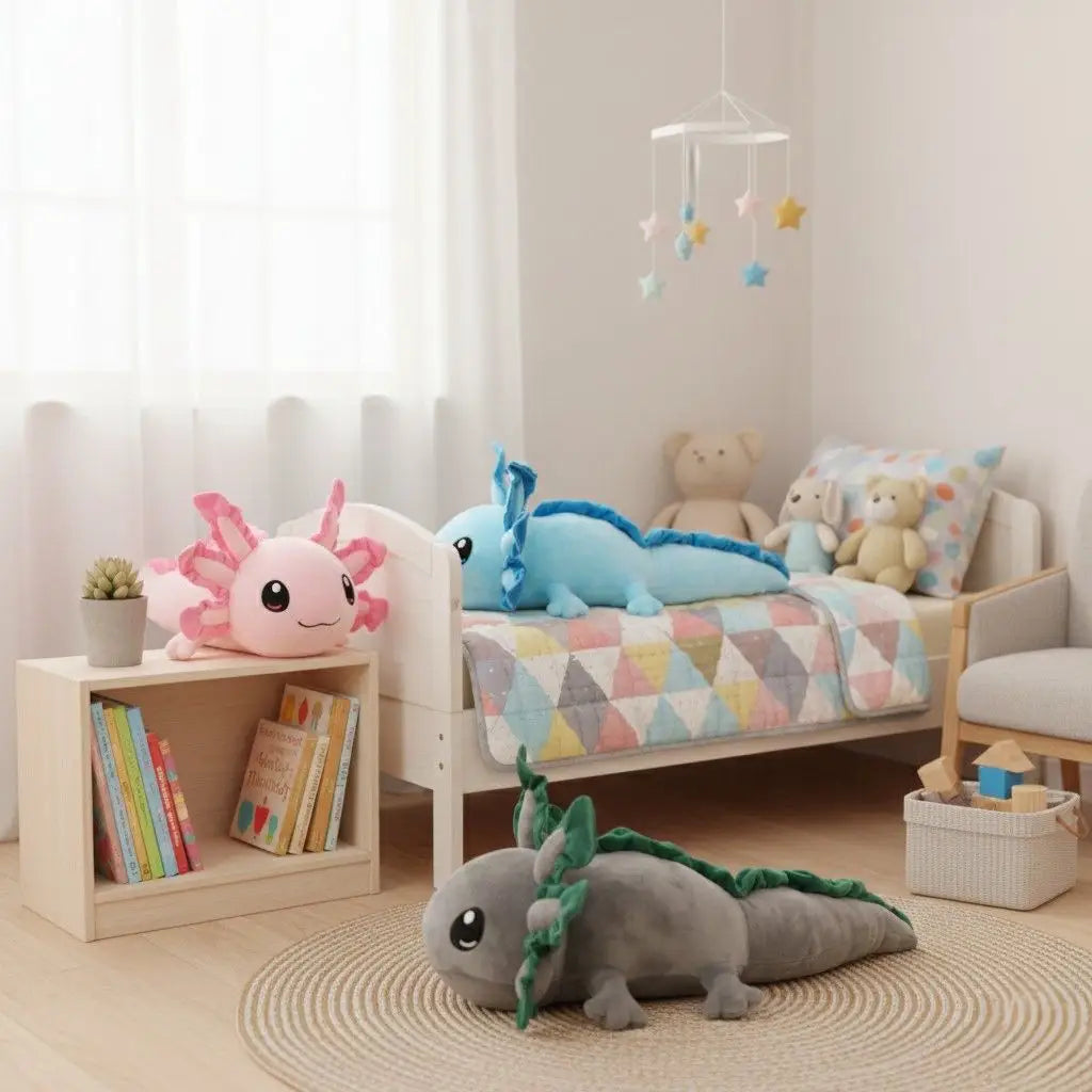 Peluche animaux Axolotl 45cm