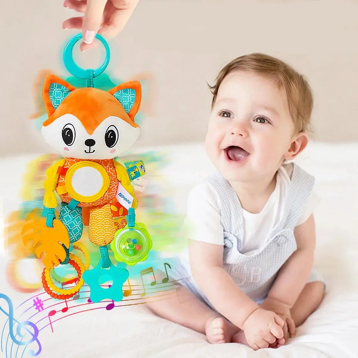 Peluche Anneaux de dentition bébé-ClubdesJouets