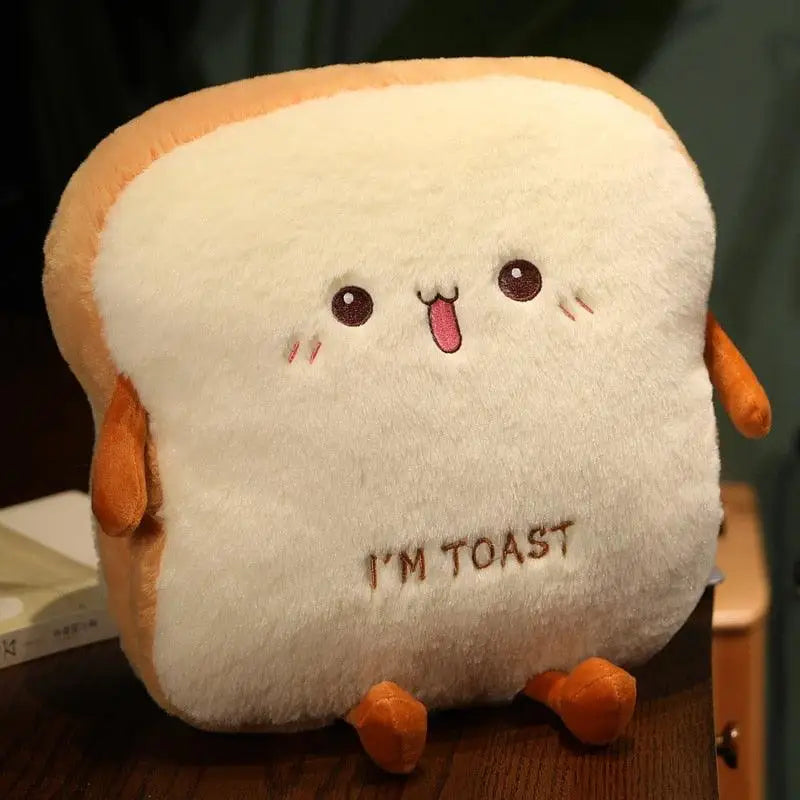 Peluche Biscotte Toast Mignonne-ClubdesJouets